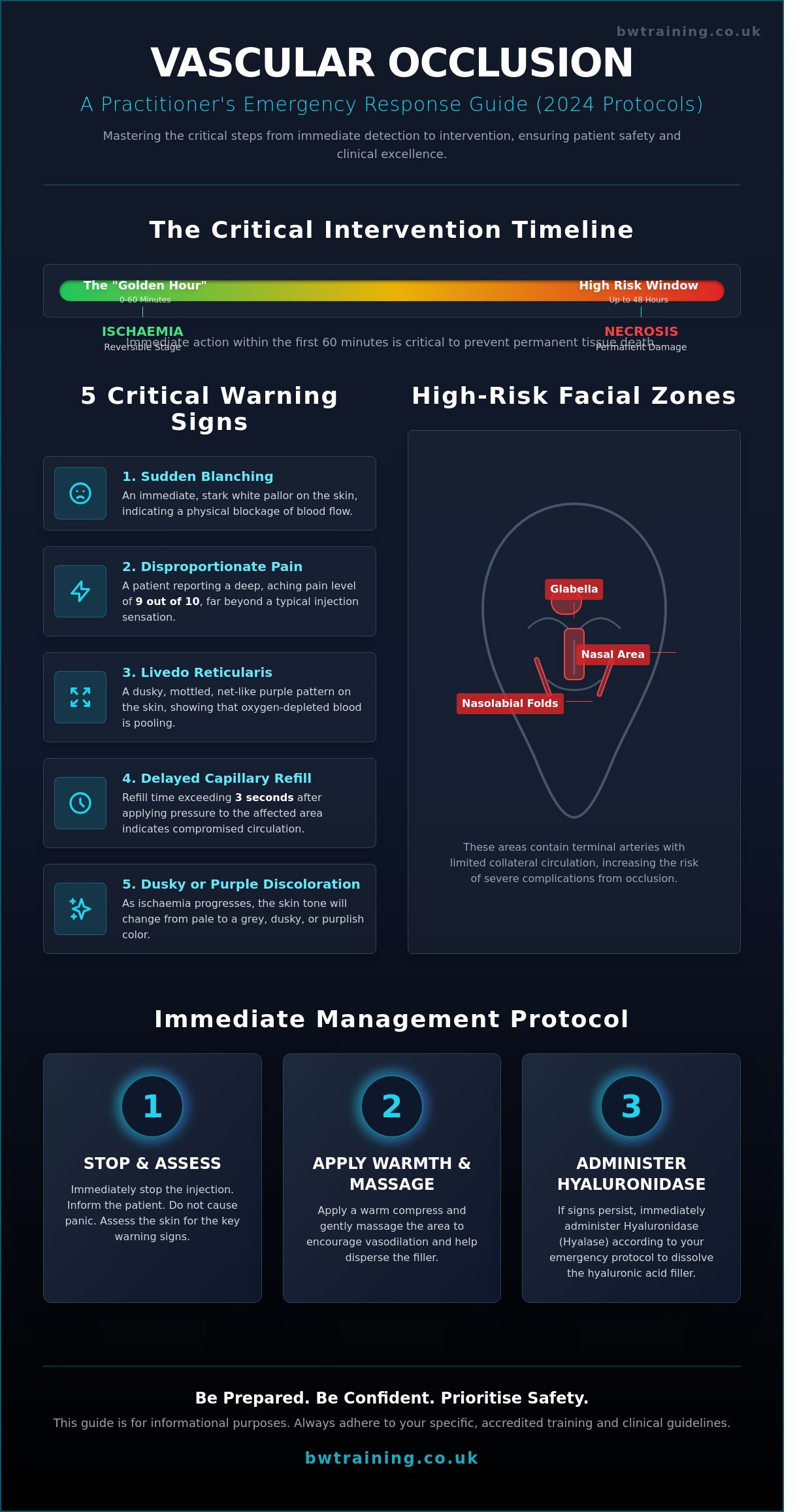 Vascular Occlusion: A Practitioner’s Guide to Safety and Management in Hounslow - Infographic