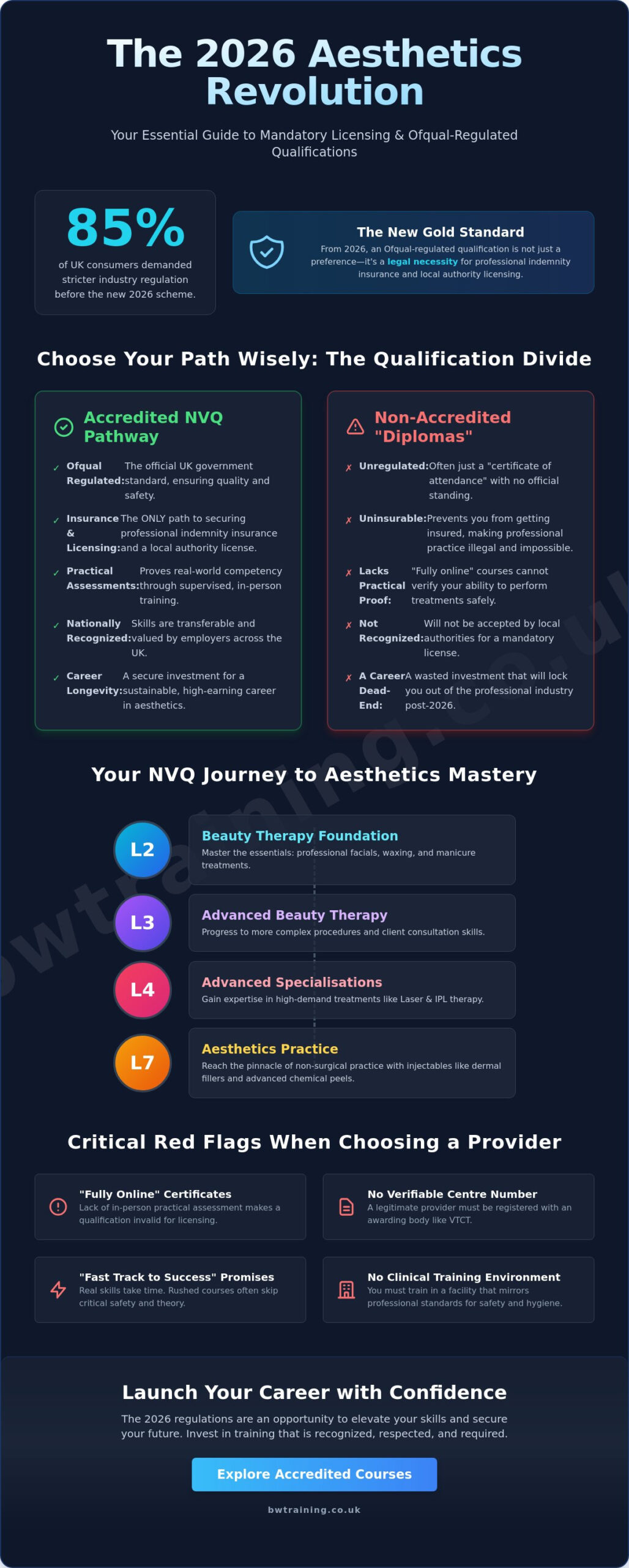 Accredited NVQ Provider in Hounslow: Your 2026 Guide to Beauty & Aesthetics Training