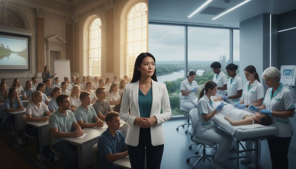 University vs. Private Academy for Aesthetics: Choosing Your UK Career Path in 2026